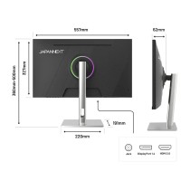 Buy JapanNext FHD Gaming Monitor 62,23cm (24,5') in Cyprus, Nicosia, Limassol, Larnaka, Pafos