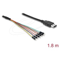 Buy Konverter USB 2.0 Typ-A zu UART TTL (5 V) Schnittstelle mit 6 x Pfostenstecker TX RX CTS RTS und 5 V Ausgangsspannung... in 
