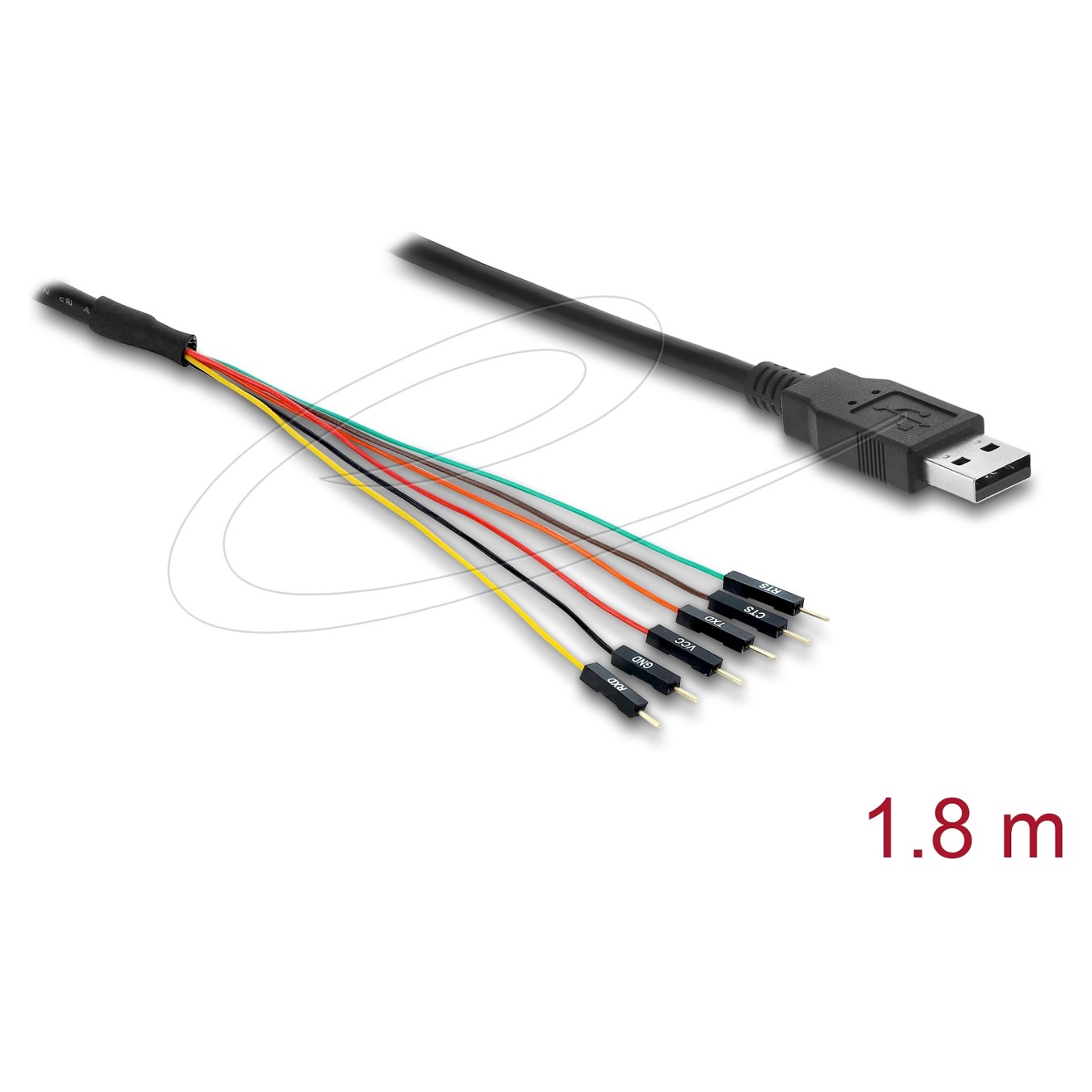 Buy Konverter USB 2.0 Typ-A zu UART TTL (5 V) Schnittstelle mit 6 x Pfostenstecker TX RX CTS RTS und 5 V Ausgangsspannung... in 