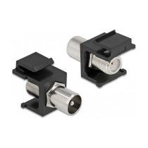 Buy Keystone Modul IEC Stecker to F Buchse schwarz in Cyprus, Nicosia, Limassol, Larnaka, Pafos