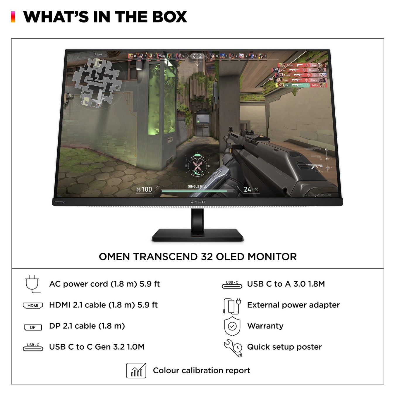 Buy HP Monitor OMEN Transcend 32 (9R181E9 ABB) in Cyprus, Nicosia, Limassol, Larnaka, Pafos