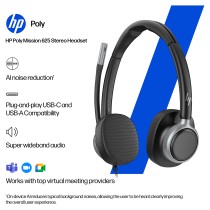 Buy Poly Mission 625 Stereo USB Wired Headset (Bulk) in Cyprus, Nicosia, Limassol, Larnaka, Pafos