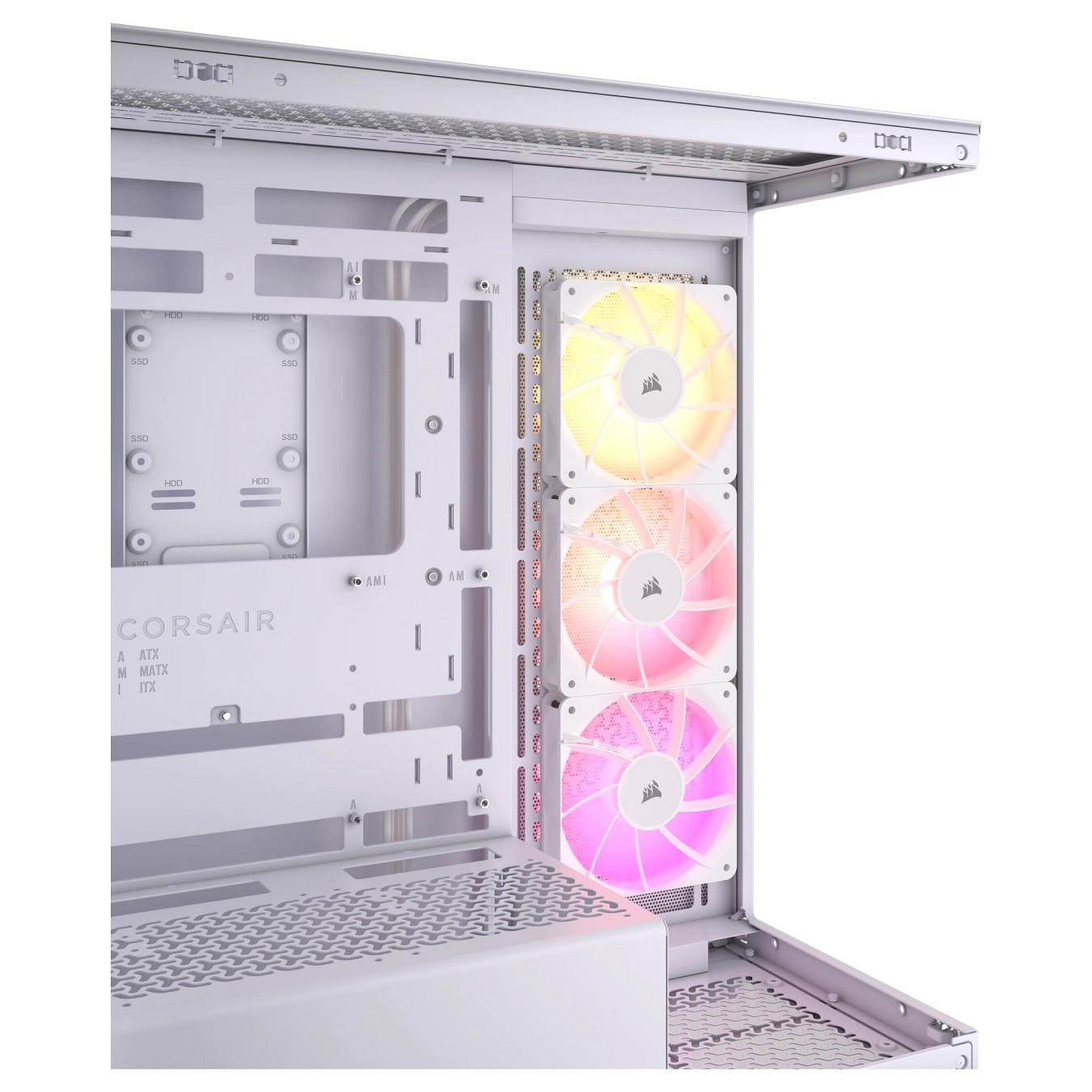 Buy Corsair 3500X ARGB weiß Midi Tower ATX Gaming Gehäuse in Cyprus, Nicosia, Limassol, Larnaka, Pafos