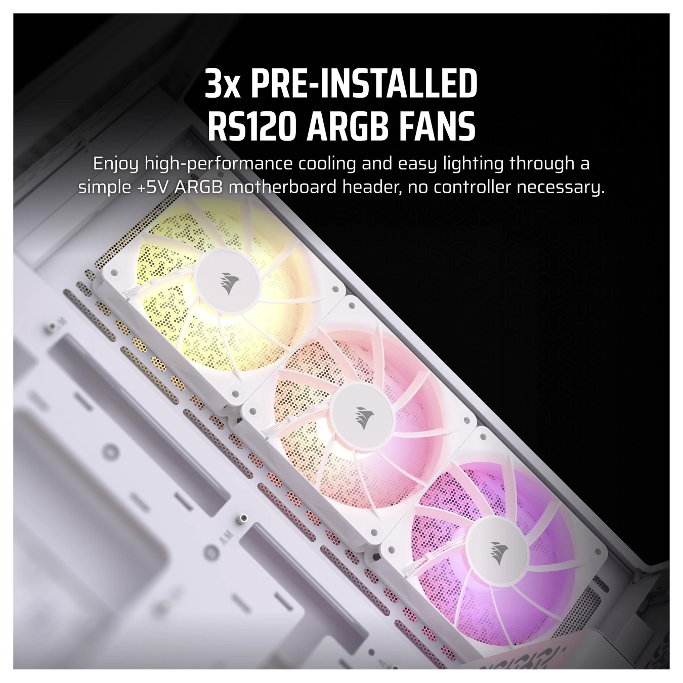 Buy Corsair 3500X ARGB weiß Midi Tower ATX Gaming Gehäuse in Cyprus, Nicosia, Limassol, Larnaka, Pafos