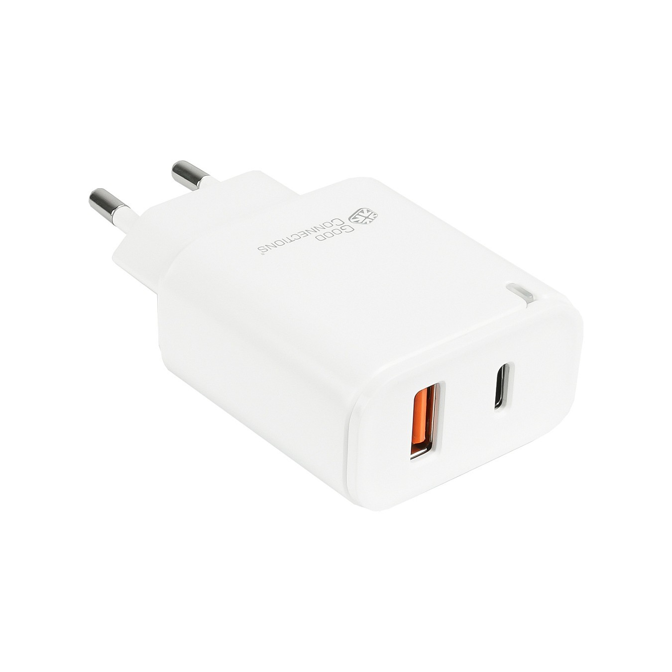 Buy GoodConnections Charger 20W 2-Port USB-A USB-C Weiß in Cyprus, Nicosia, Limassol, Larnaka, Pafos