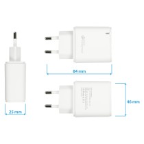 Buy GoodConnections Charger 20W 2-Port USB-A USB-C Weiß in Cyprus, Nicosia, Limassol, Larnaka, Pafos