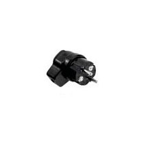 Buy BACHMANN Vollgummi-Winkelstecker, schwarz mit Schutzkontakt in Cyprus, Nicosia, Limassol, Larnaka, Pafos