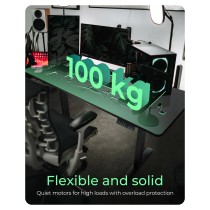 Buy BOX Elektrisch höhenverstellbarer Tisch inklusive geteilter Tischplatte 140x70 cm in Cyprus, Nicosia, Limassol, Larnaka, Paf