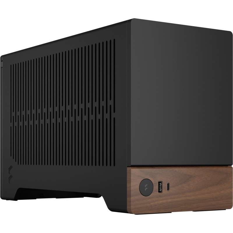 Buy Fractal Design Terra Graphite - Mini-ITX SFF Case (Graphite, Aluminum & Waln... in Cyprus, Nicosia, Limassol, Larnaka, Pafos