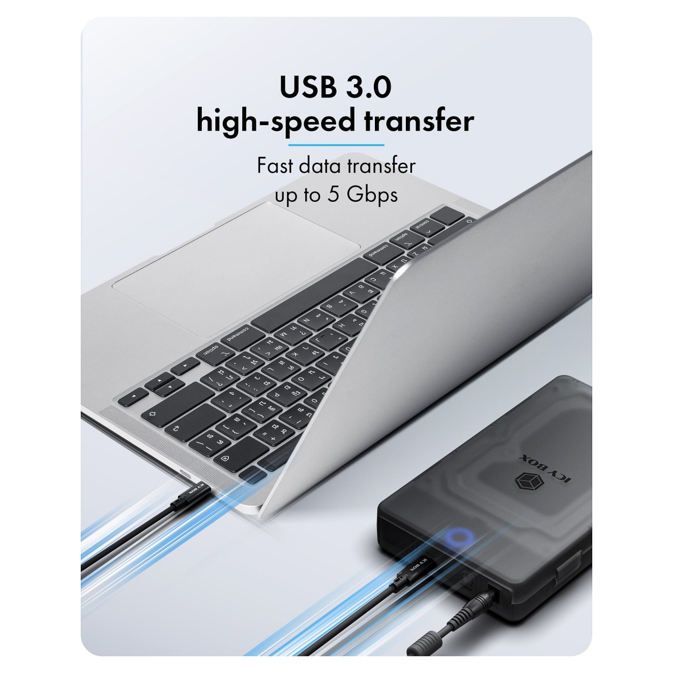 Buy ICY BOX Externes Gehäuse für 2,5' 3,5' SATA HDD SSD, Host USB 3.2 Gen 1 bis 5 Gbps Type-C -A in Cyprus, Nicosia, Limassol, L