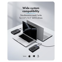 Buy ICY BOX Externes Gehäuse für 2,5' 3,5' SATA HDD SSD, Host USB 3.2 Gen 1 bis 5 Gbps Type-C -A in Cyprus, Nicosia, Limassol, L