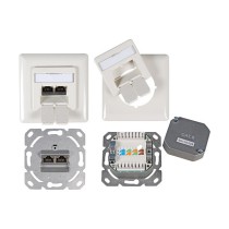 Buy Datendose Cat.6 250MHz oben unten,Unterputz,2xRJ45,weiß in Cyprus, Nicosia, Limassol, Larnaka, Pafos