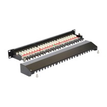 Buy Delock 19? Patchpanel 24 Port Cat.6A schwarz in Cyprus, Nicosia, Limassol, Larnaka, Pafos