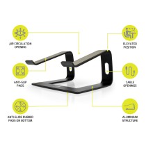Buy Port NB Stand Notebook Aluminium in Cyprus, Nicosia, Limassol, Larnaka, Pafos