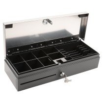 Buy OLYMPIA Kassenschublade HS-170S schwarz silber in Cyprus, Nicosia, Limassol, Larnaka, Pafos
