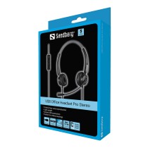 Buy 126-13 SANDBERG Office Pro Headset Kabel in Cyprus, Nicosia, Limassol, Larnaka, Pafos
