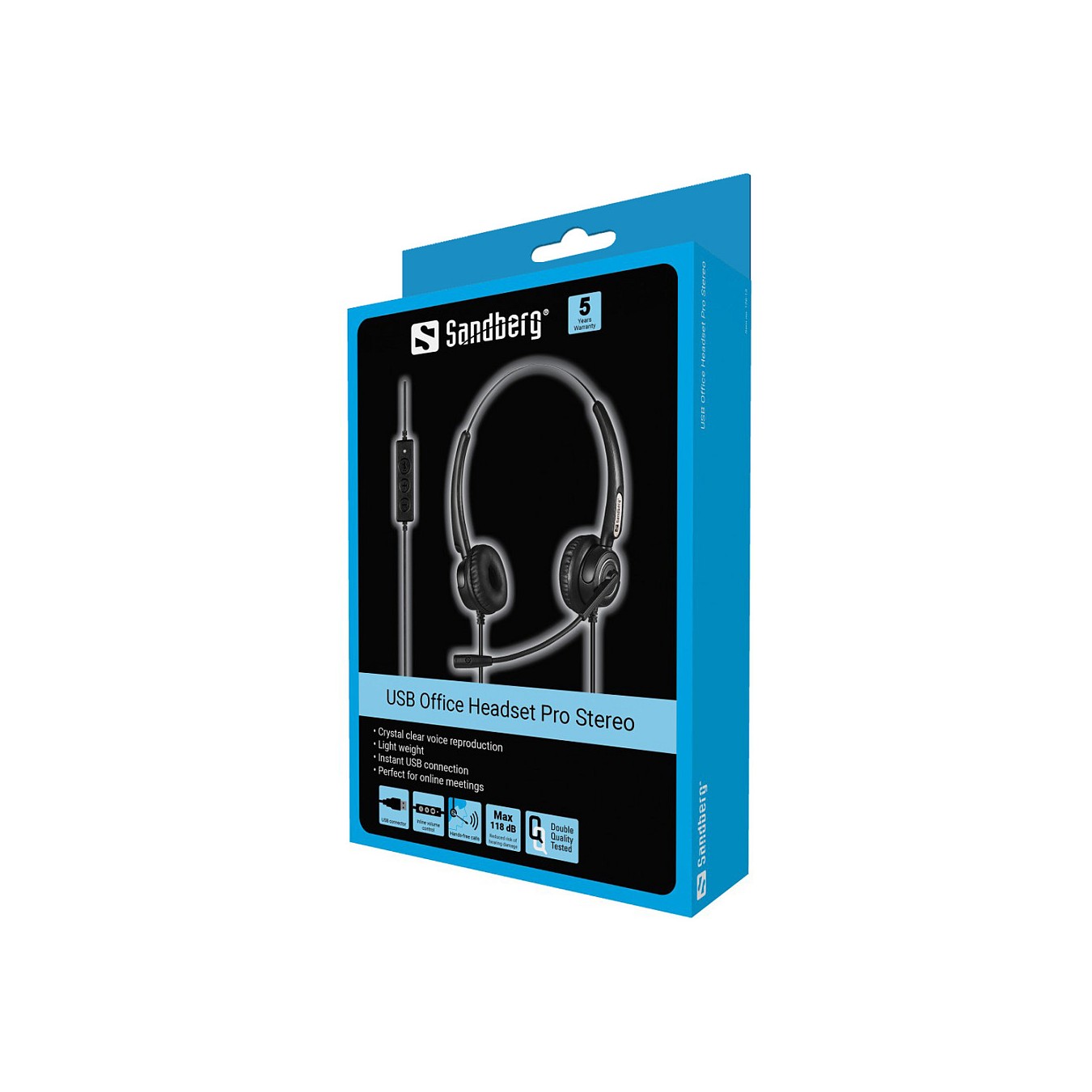 Buy 126-13 SANDBERG Office Pro Headset Kabel in Cyprus, Nicosia, Limassol, Larnaka, Pafos