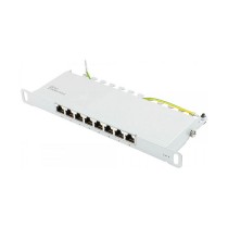 Buy Good Connections Patchpanel 10'Cat. 6 8-P. 0,5 HE lichtgr. in Cyprus, Nicosia, Limassol, Larnaka, Pafos