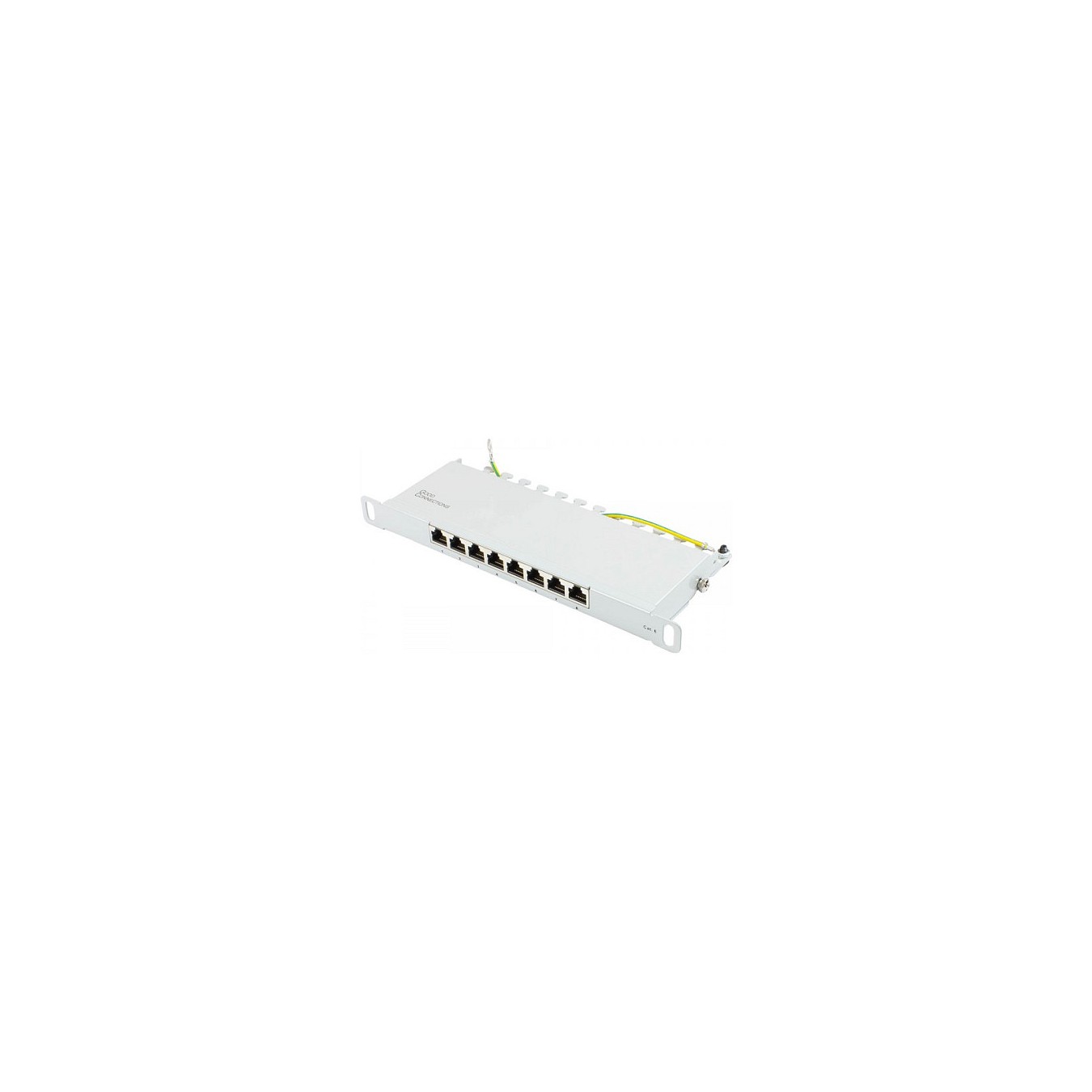 Buy Good Connections Patchpanel 10'Cat. 6 8-P. 0,5 HE lichtgr. in Cyprus, Nicosia, Limassol, Larnaka, Pafos