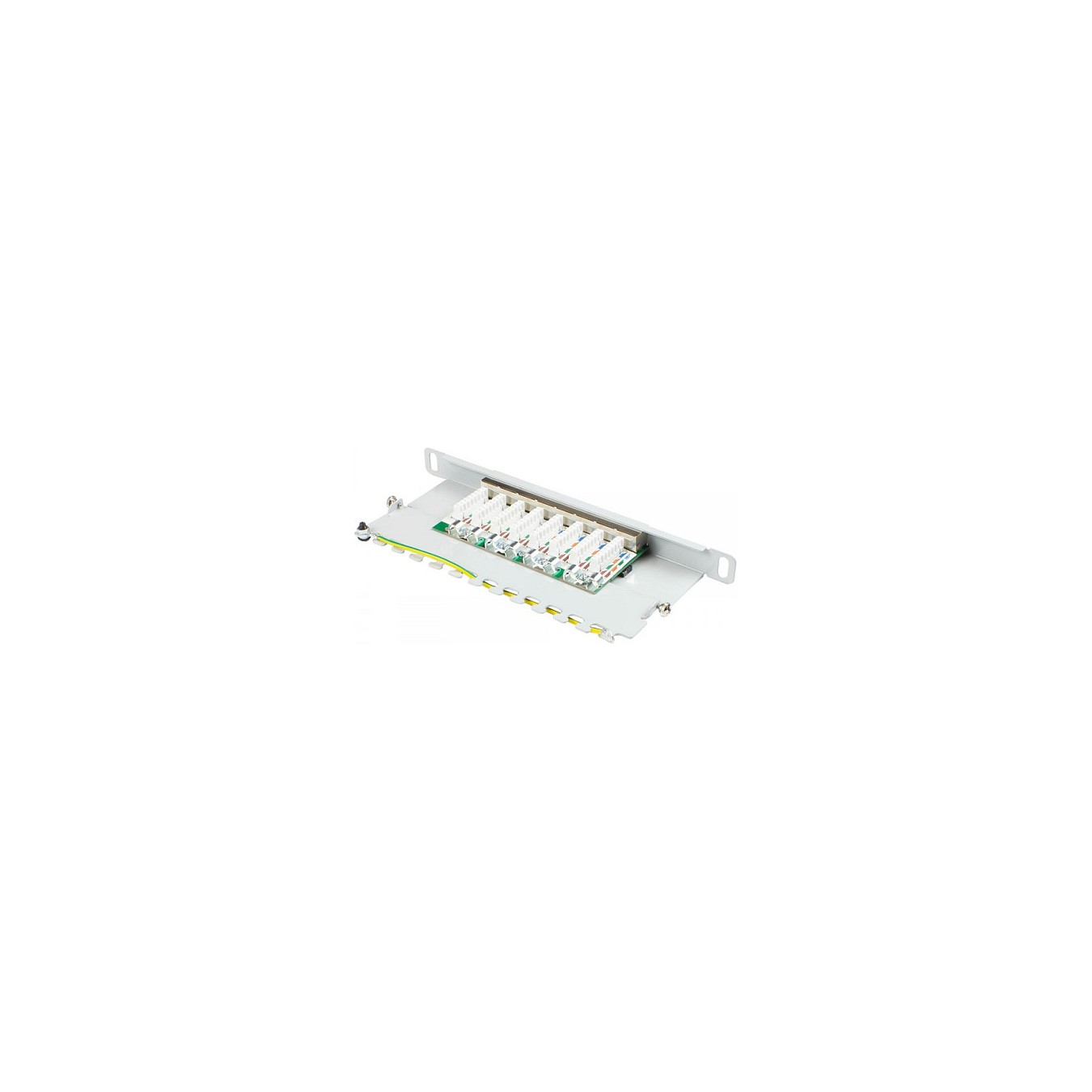 Buy Good Connections Patchpanel 10'Cat. 6 8-P. 0,5 HE lichtgr. in Cyprus, Nicosia, Limassol, Larnaka, Pafos