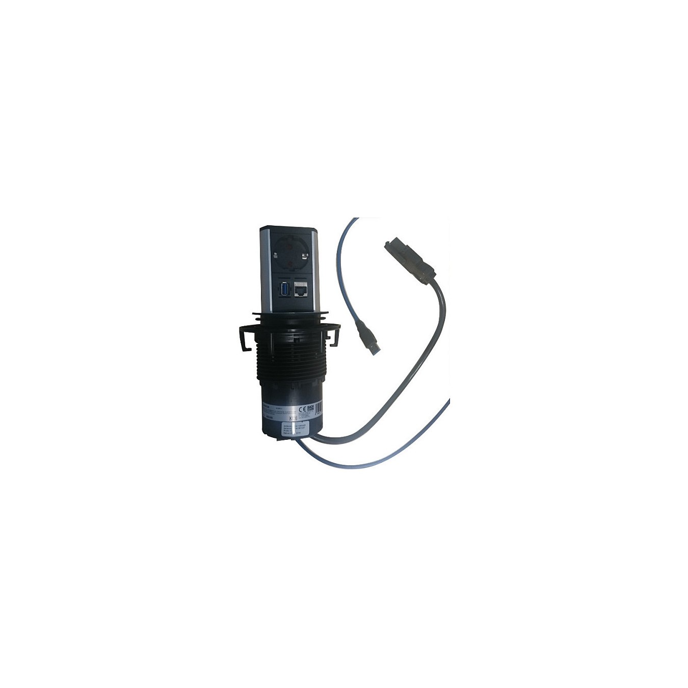 Buy BACHMANN ELEVATOR 1x Schutzkontakt, 1x CAT6, 1x USB 3.0, Edelstahl in Cyprus, Nicosia, Limassol, Larnaka, Pafos