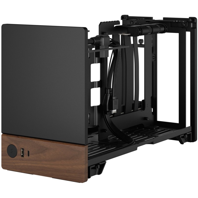 Buy Fractal Design Terra Graphite - Mini-ITX SFF Case (Graphite, Aluminum & Waln... in Cyprus, Nicosia, Limassol, Larnaka, Pafos