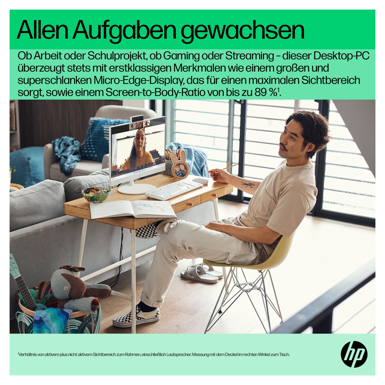 Buy AIO HP All-in-One PC 24-cr0112ng 23,8 N100 8GB 512SSD FreeDOS in Cyprus, Nicosia, Limassol, Larnaka, Pafos