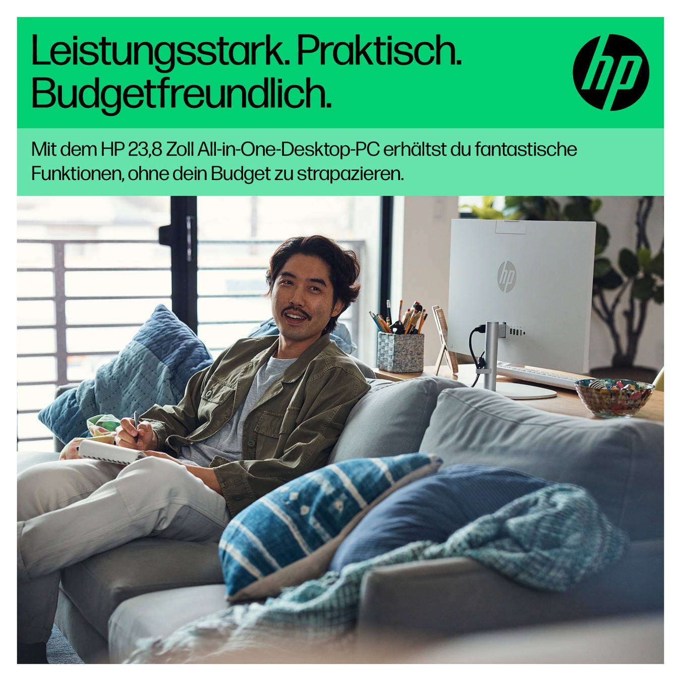 Buy AIO HP All-in-One PC 24-cr0112ng 23,8 N100 8GB 512SSD FreeDOS in Cyprus, Nicosia, Limassol, Larnaka, Pafos