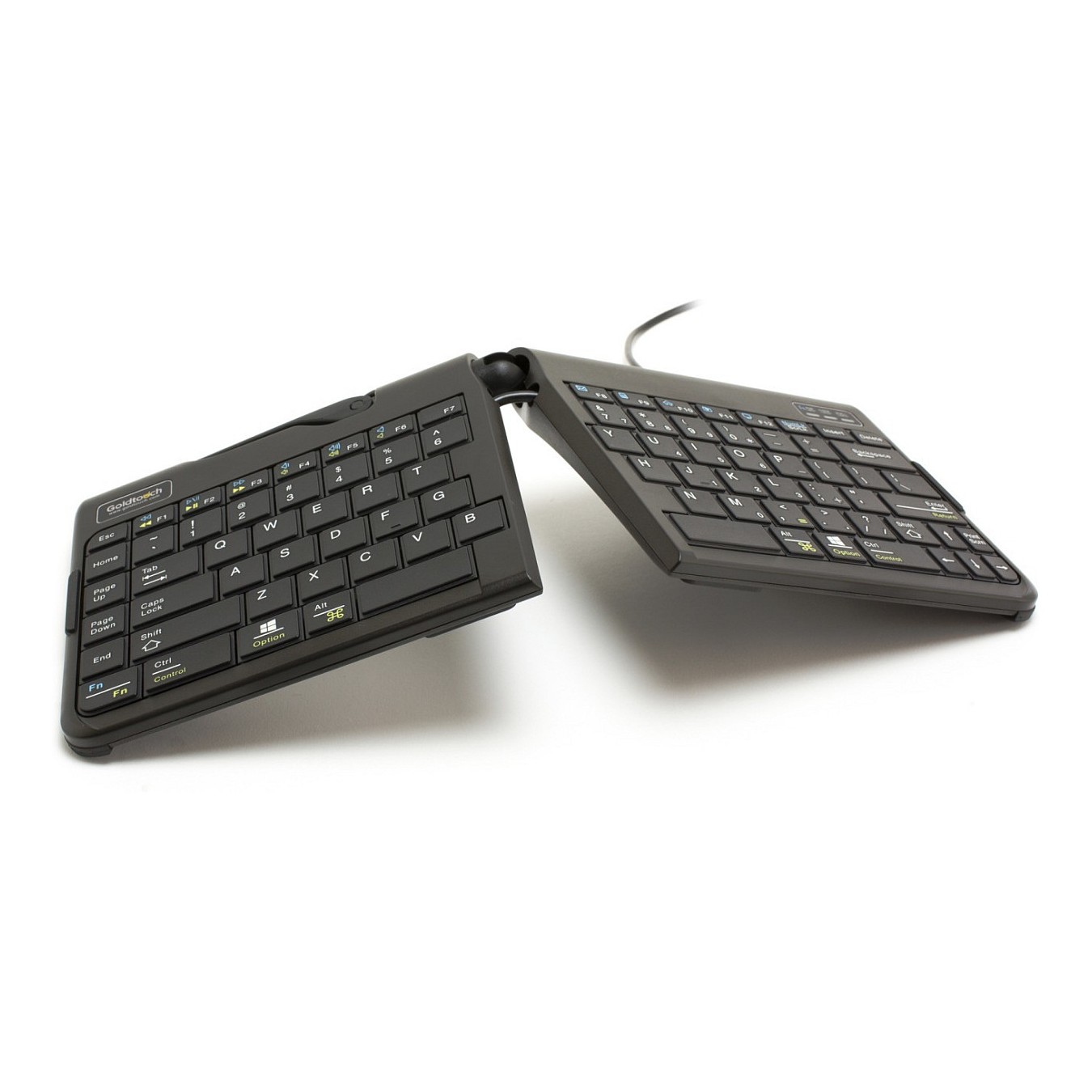 Buy BakkerElkhuizen Goldtouch Travel Go2 Tastatur (QWERTZ) ergonomisch in Cyprus, Nicosia, Limassol, Larnaka, Pafos