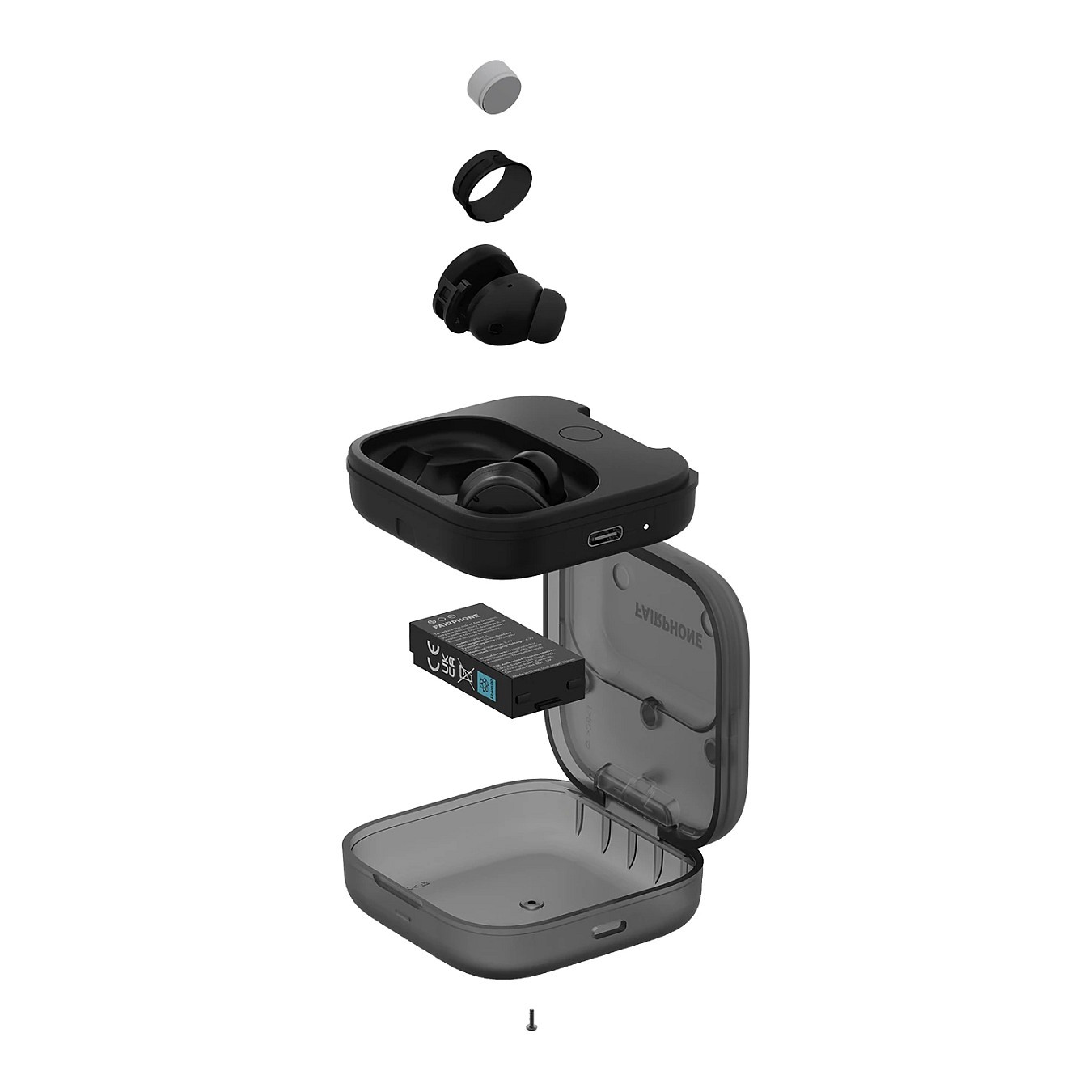 Buy Fairphone Fairbuds true wireless Earbuds V2 bluetooth wireless black in Cyprus, Nicosia, Limassol, Larnaka, Pafos