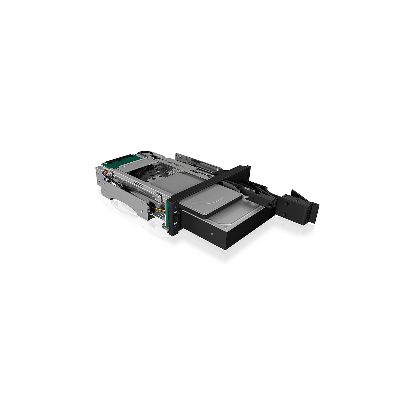 Buy ICY BOX Wechselrahmen, 1x 2,5' + 1x 3,5' SATA SAS zu 2xSATA Host, für 5,25' Einschub in Cyprus, Nicosia, Limassol, Larnaka, 