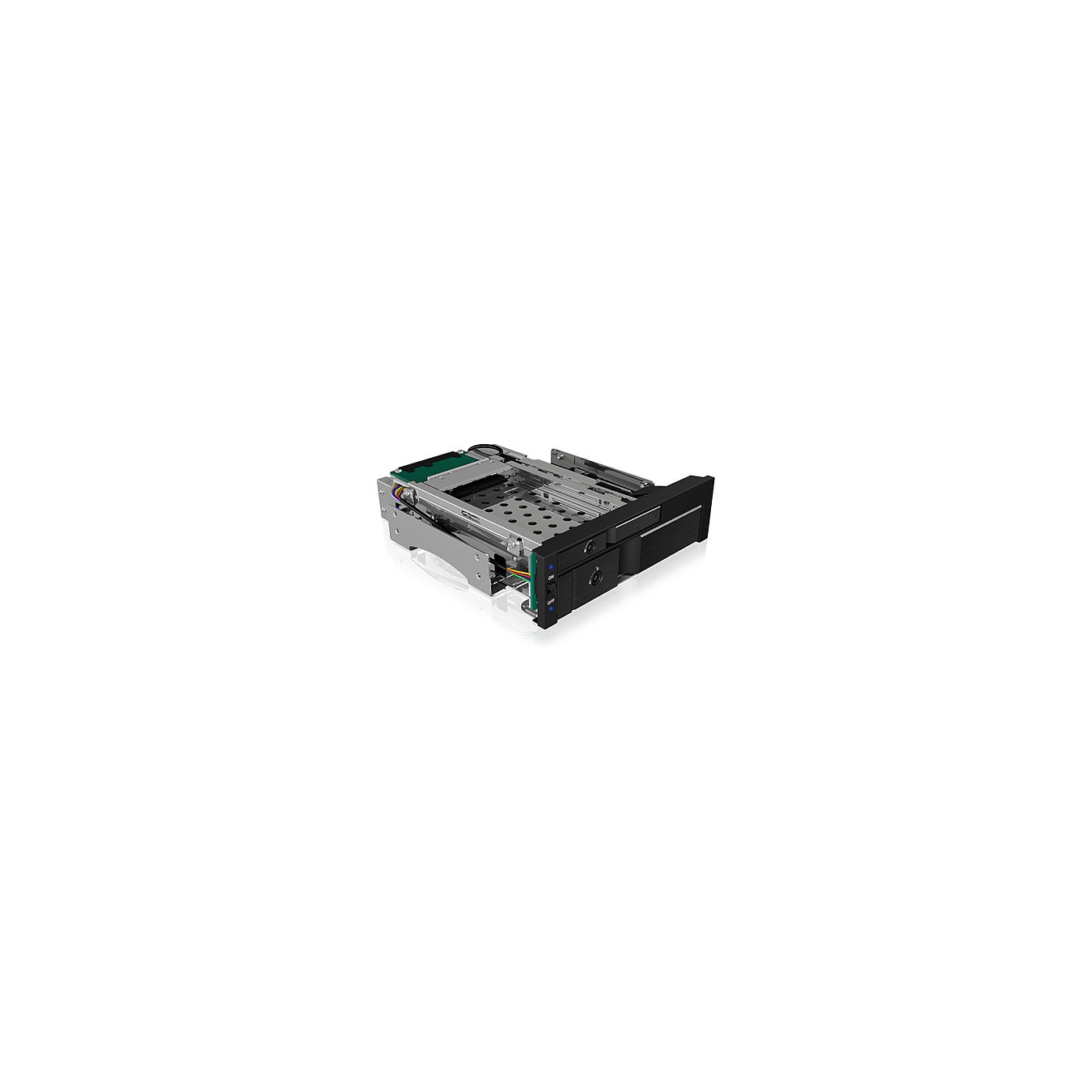 Buy ICY BOX Wechselrahmen, 1x 2,5' + 1x 3,5' SATA SAS zu 2xSATA Host, für 5,25' Einschub in Cyprus, Nicosia, Limassol, Larnaka, 
