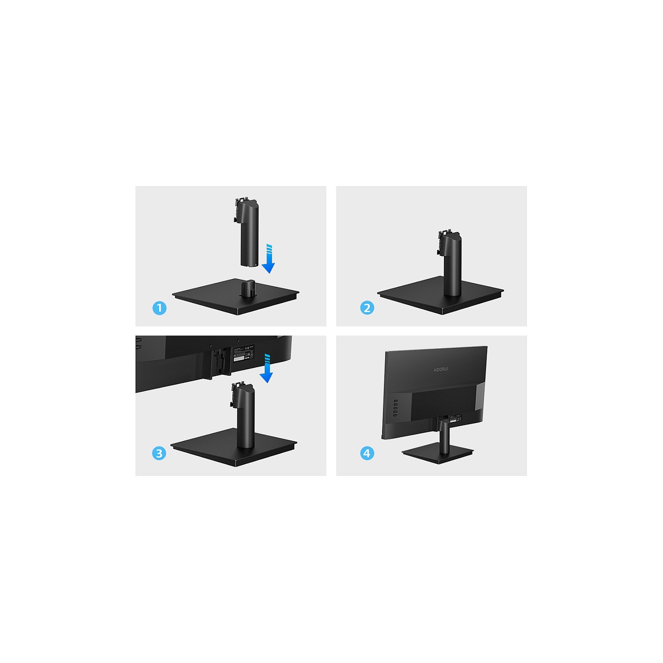 Buy KOORUI E2721F QHD Office-Monitor 68,6 cm (27 Zoll) in Cyprus, Nicosia, Limassol, Larnaka, Pafos