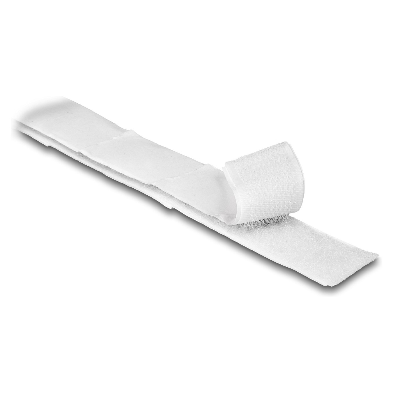 Buy Delock Klettband selbstklebend mit Haft- und Flauschband L 1 m x B 20 mm weiß in Cyprus, Nicosia, Limassol, Larnaka, Pafos