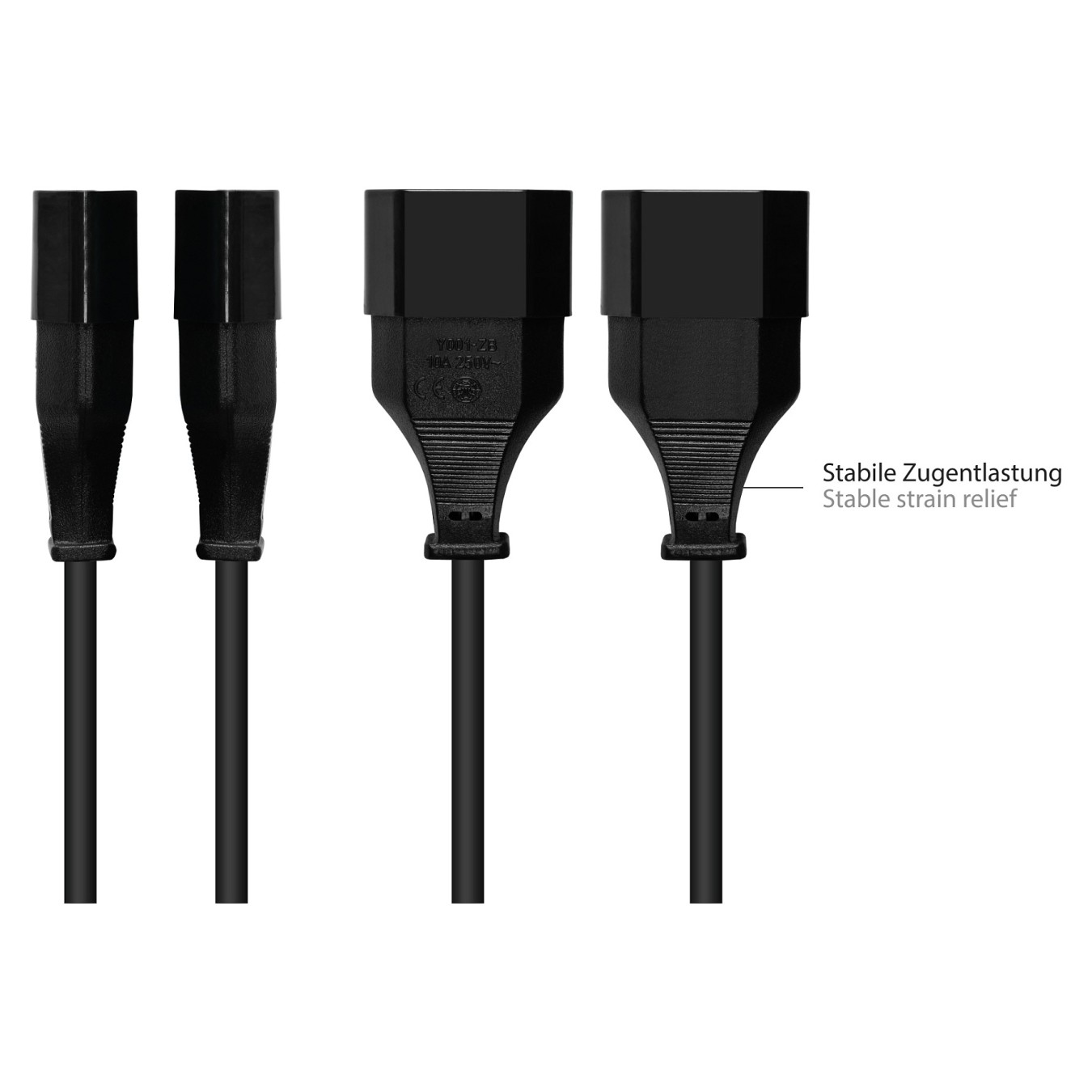 Buy Good Connections Euro-Verlängerung schwarz 1m in Cyprus, Nicosia, Limassol, Larnaka, Pafos