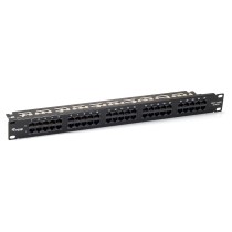 Buy 19' Patchpanel 50xRJ45 Cat3 UTP 1U ISDN RAL9005 in Cyprus, Nicosia, Limassol, Larnaka, Pafos