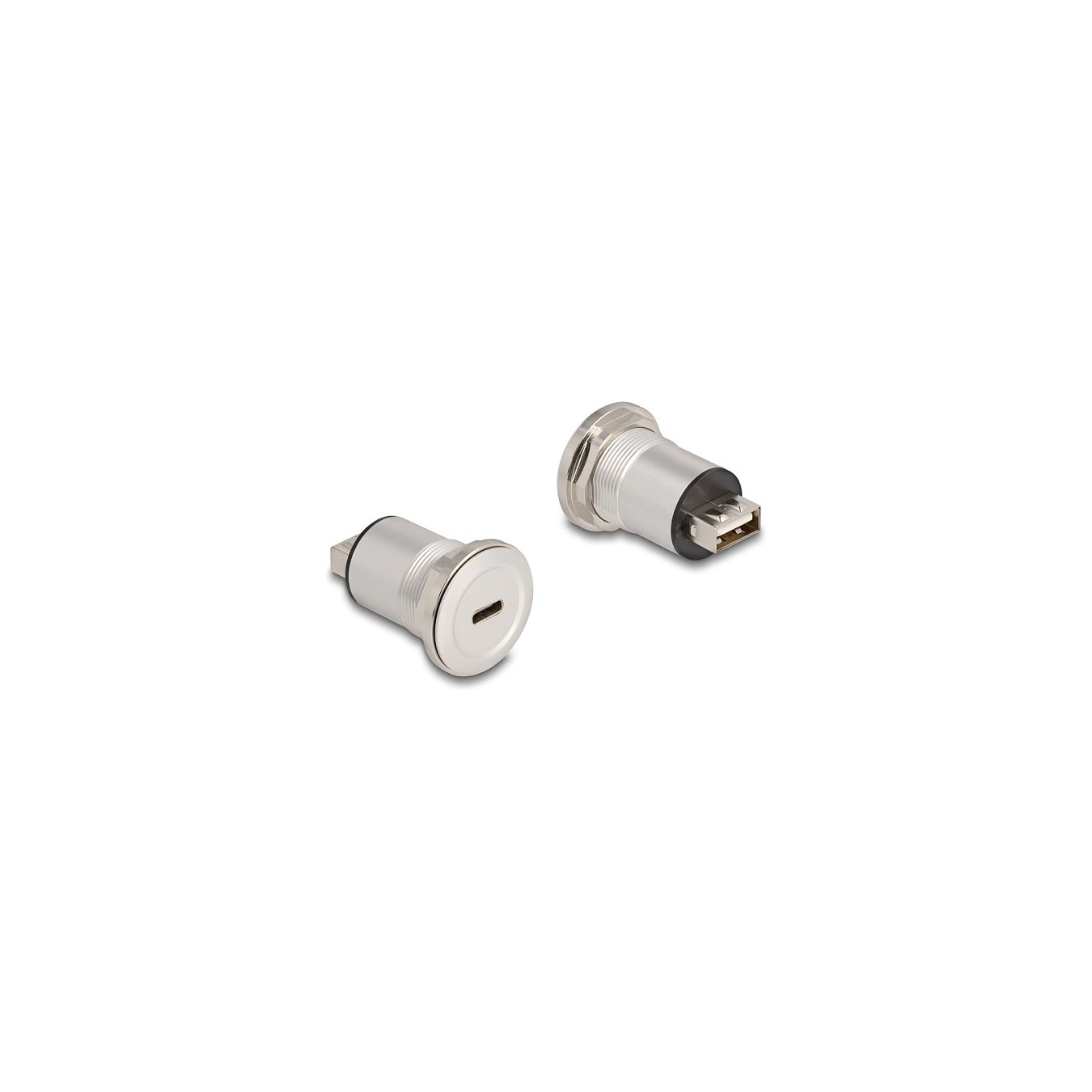 Buy DELOCK USB2.0 Type-C zu Typ-A Einbaubuchse Aluminium in Cyprus, Nicosia, Limassol, Larnaka, Pafos