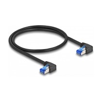 Buy Delock RJ45 Netzwerkkabel Cat.6A S FTP rechts gewinkelt 1 m schwarz in Cyprus, Nicosia, Limassol, Larnaka, Pafos