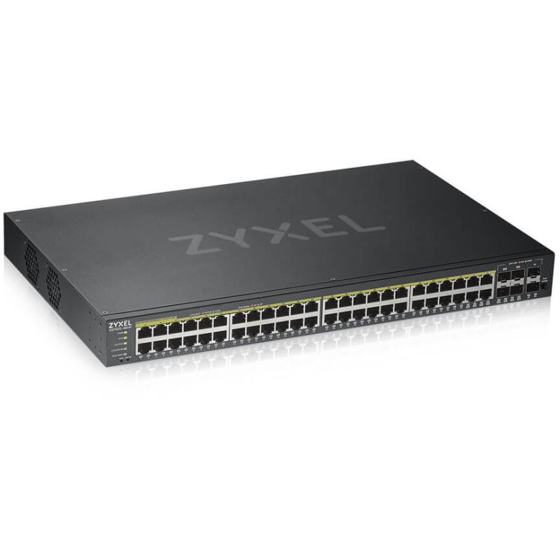 Buy Zyxel GS1920-48HPv2 - 48-Port Gigabit PoE Managed Switch - 375W PoE, 4 SFP, ... in Cyprus, Nicosia, Limassol, Larnaka, Pafos