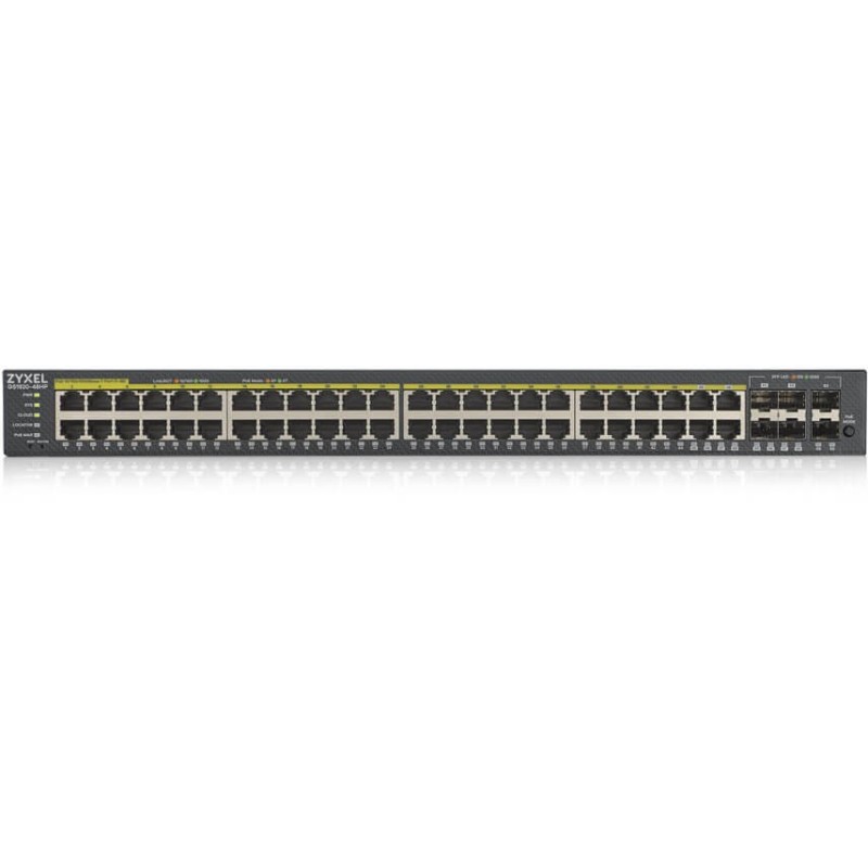 Buy Zyxel GS1920-48HPv2 - 48-Port Gigabit PoE Managed Switch - 375W PoE, 4 SFP, ... in Cyprus, Nicosia, Limassol, Larnaka, Pafos