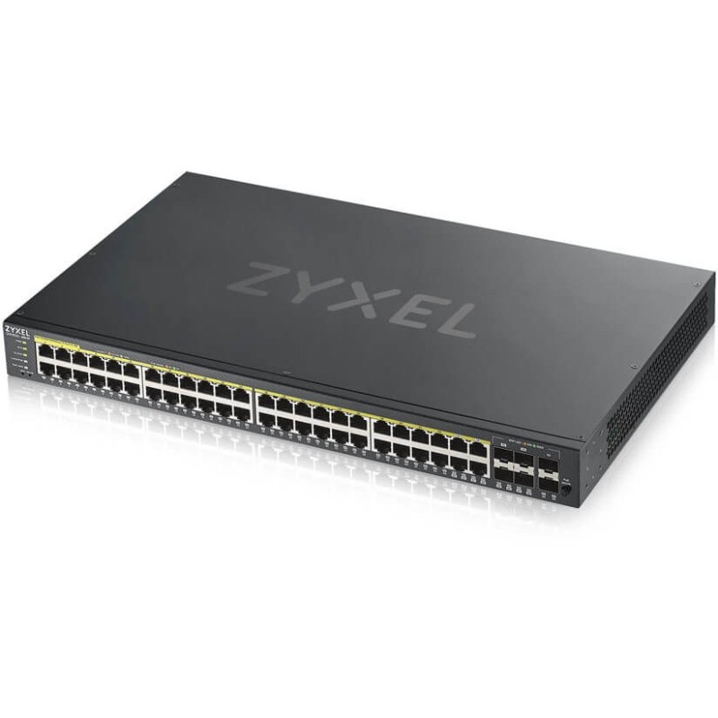 Buy Zyxel GS1920-48HPv2 - 48-Port Gigabit PoE Managed Switch - 375W PoE, 4 SFP, ... in Cyprus, Nicosia, Limassol, Larnaka, Pafos