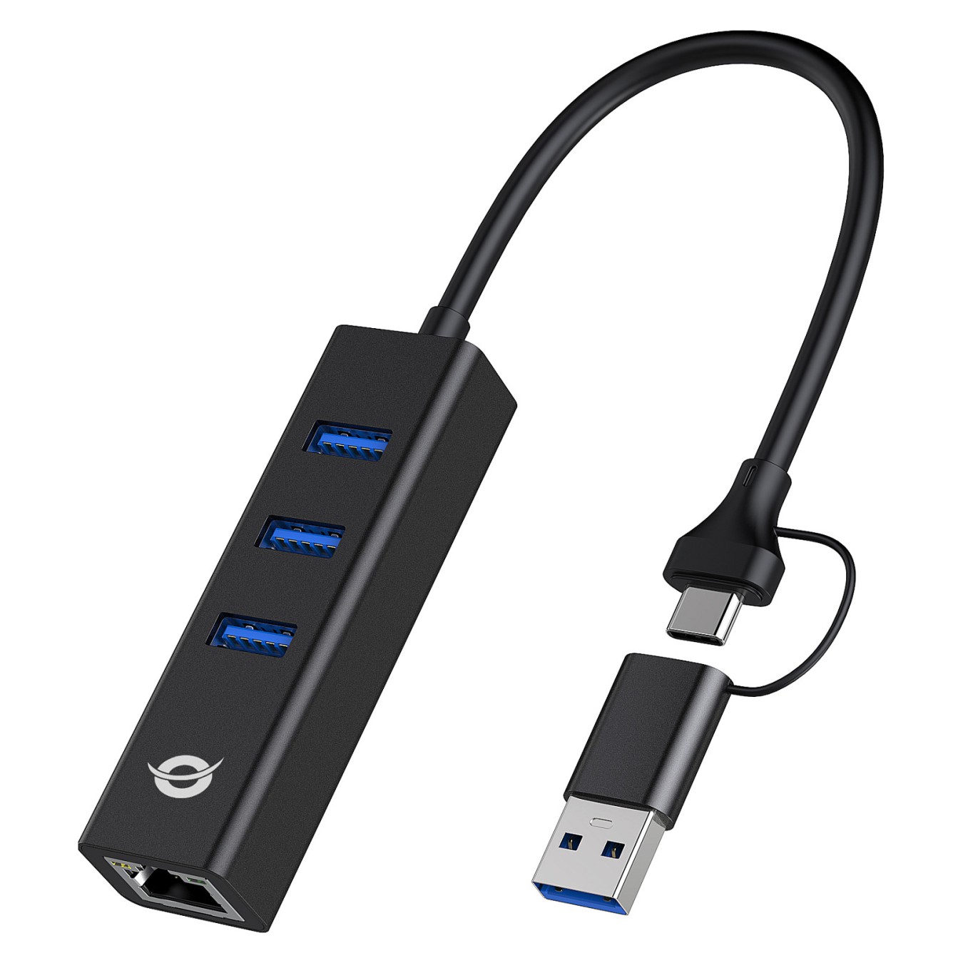 Buy CONCEPTRONIC Adapter USB-C -A3.0- to 3xUSB-A GbE 5Gbs 0.18m sw in Cyprus, Nicosia, Limassol, Larnaka, Pafos