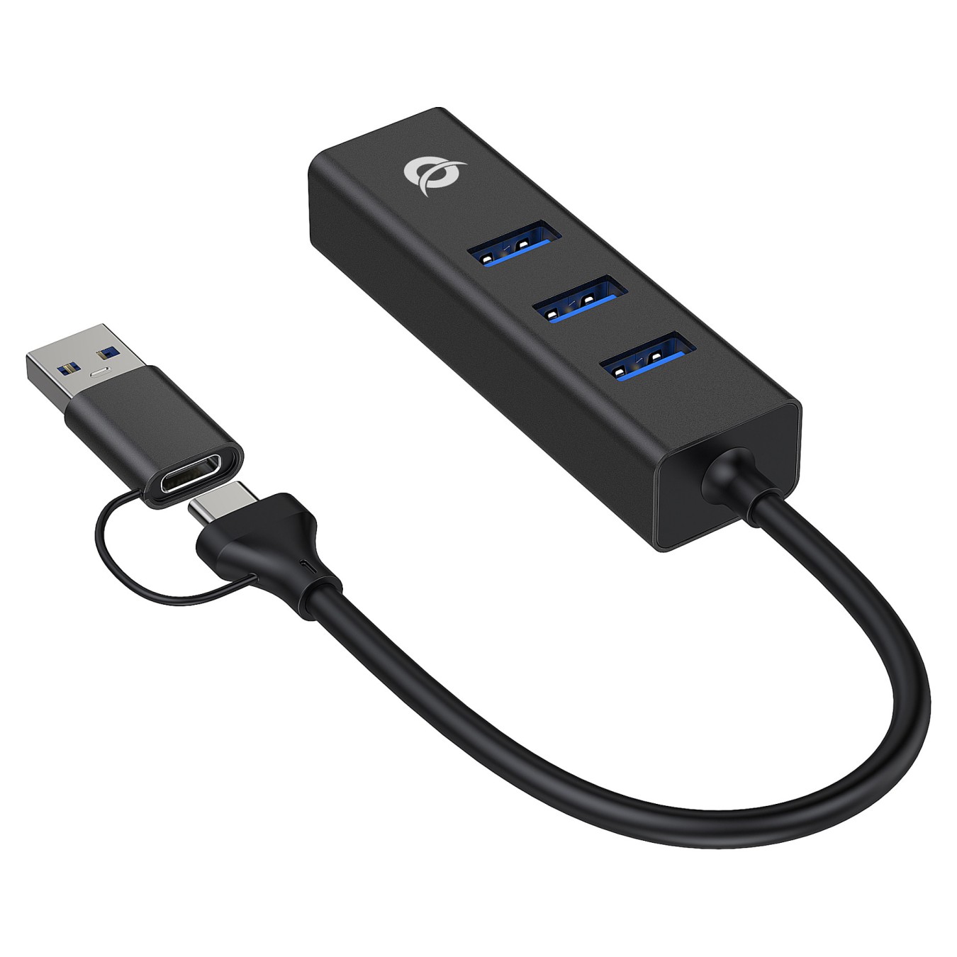 Buy CONCEPTRONIC Adapter USB-C -A3.0- to 3xUSB-A GbE 5Gbs 0.18m sw in Cyprus, Nicosia, Limassol, Larnaka, Pafos