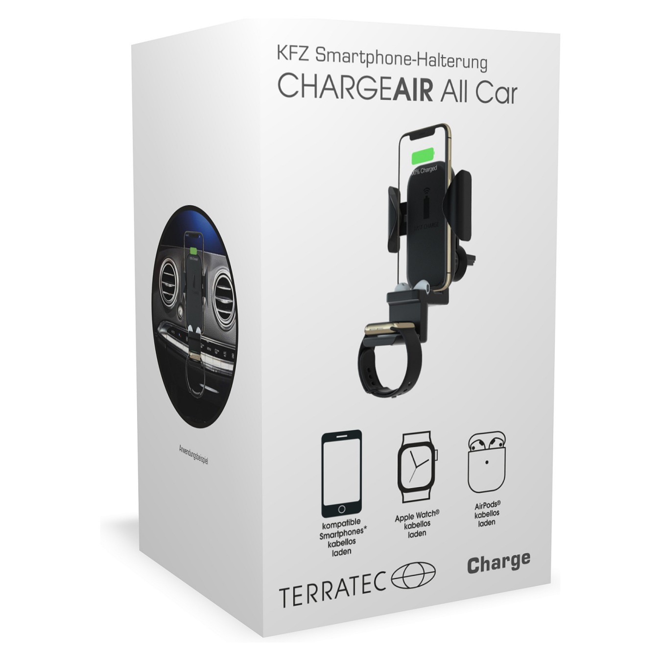 Buy TERRATEC Ladegerät ChargeAir All Car kabellos in Cyprus, Nicosia, Limassol, Larnaka, Pafos