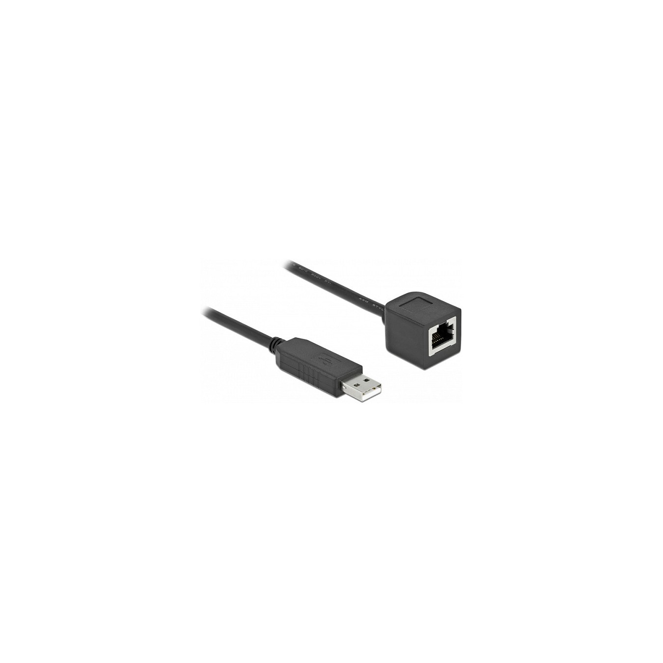Buy Delock Serielles Anschlusskabel mit FTDI Chipsatz, USB 2.0 Typ-A Stecker zu RS-232 RJ45 Buchse 50 cm schwarz in Cyprus, Nico