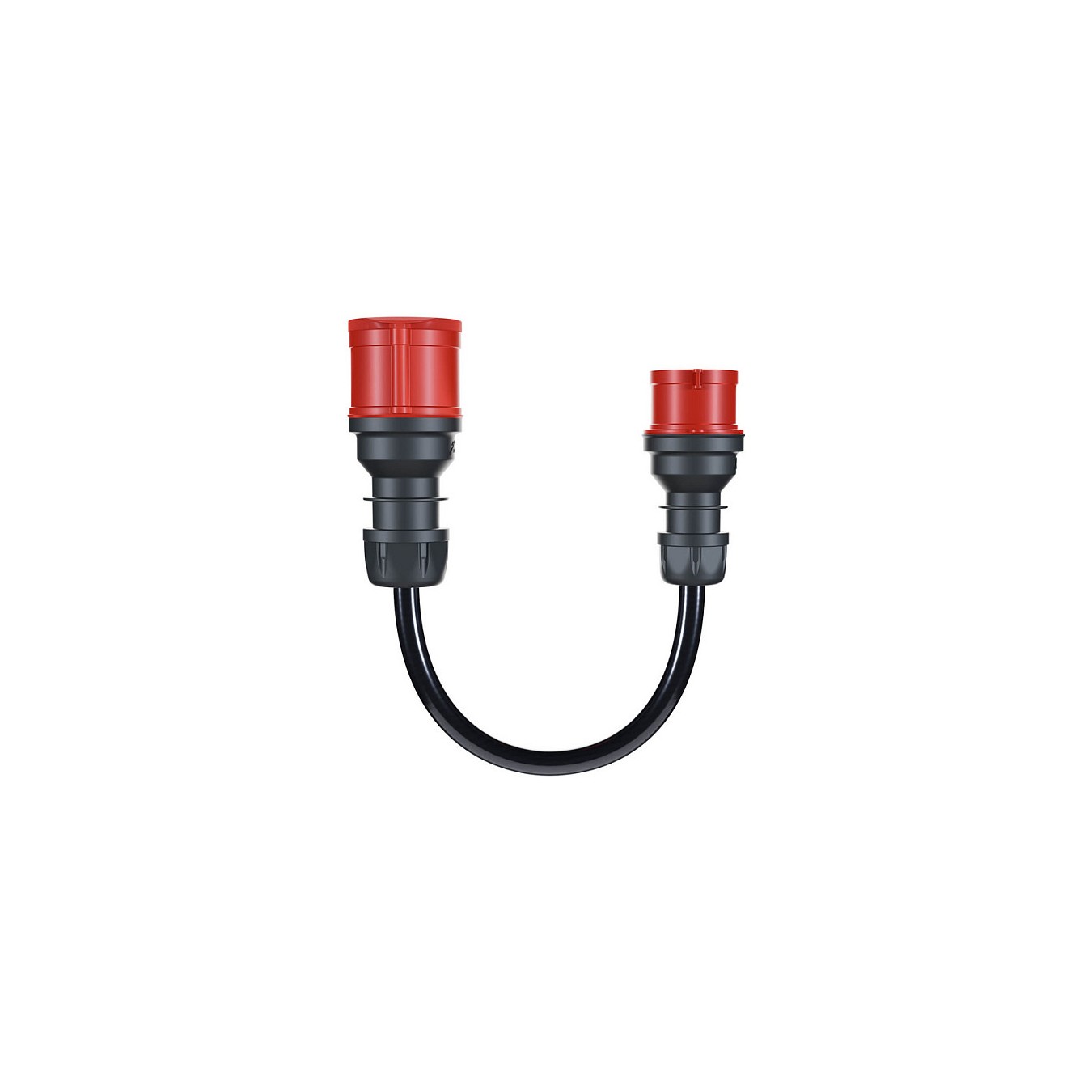 Buy go-e Adapter fr Gemini flex 22 kW, CEE rot Drehstrom 32A to CEE rot 16A (schwarz, 30cm) in Cyprus, Nicosia, Limassol, Larnak