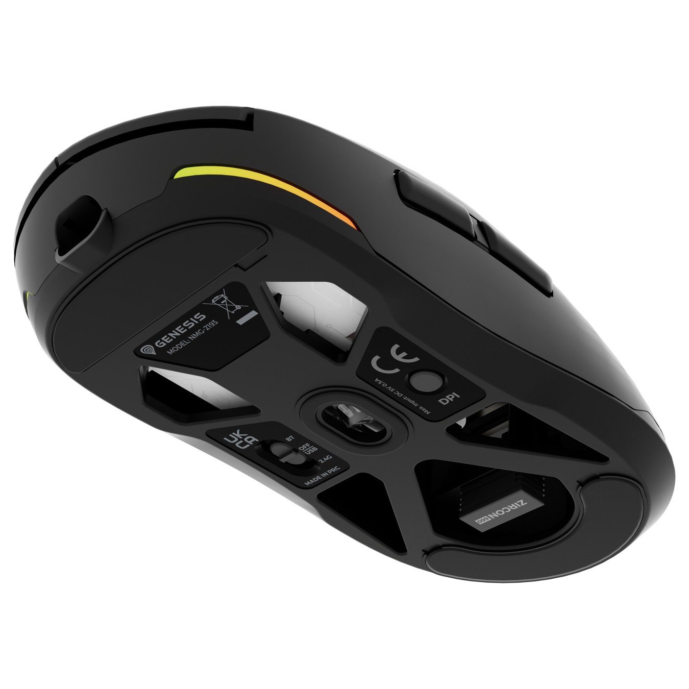 Buy Genesis gaming mouse ZIRCON 660 PRO - 26 000DPI - black in Cyprus, Nicosia, Limassol, Larnaka, Pafos
