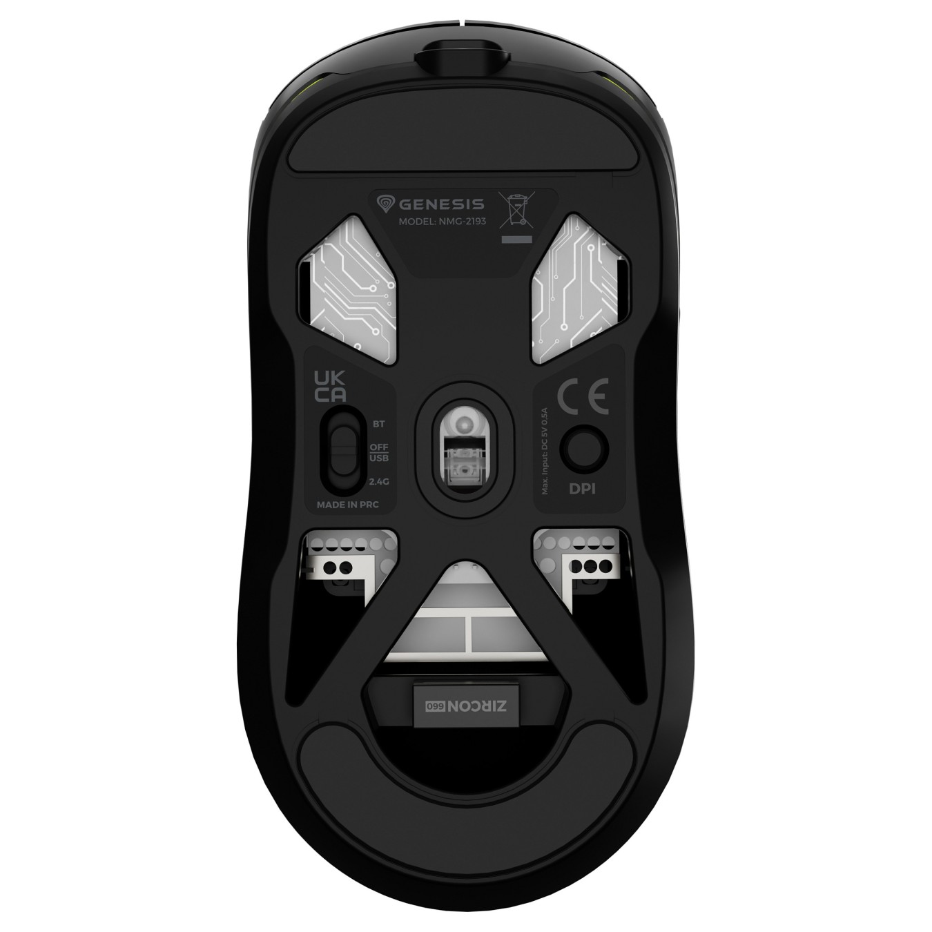 Buy Genesis gaming mouse ZIRCON 660 PRO - 26 000DPI - black in Cyprus, Nicosia, Limassol, Larnaka, Pafos