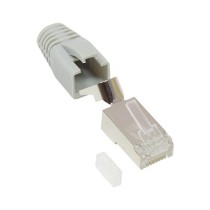 Buy Good Connections RJ45 Netzwerkstecker ges. Cat.6A grau 50x in Cyprus, Nicosia, Limassol, Larnaka, Pafos