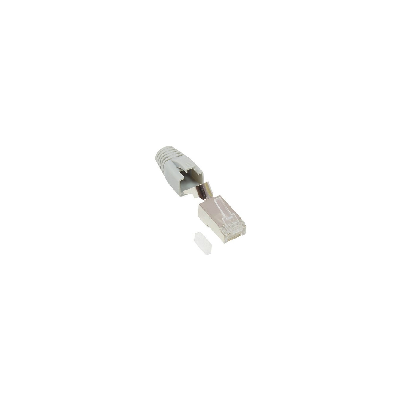 Buy Good Connections RJ45 Netzwerkstecker ges. Cat.6A grau 50x in Cyprus, Nicosia, Limassol, Larnaka, Pafos